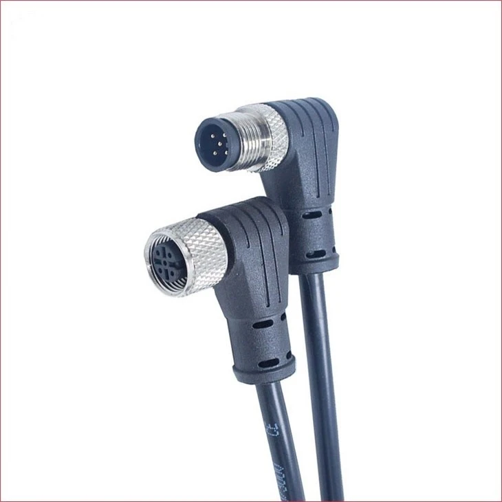 M12 RA Connector Cable