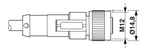 Giới thiệu cáp nguồn M12 4 vị trí mã S tương đương Pheonix 1408845
